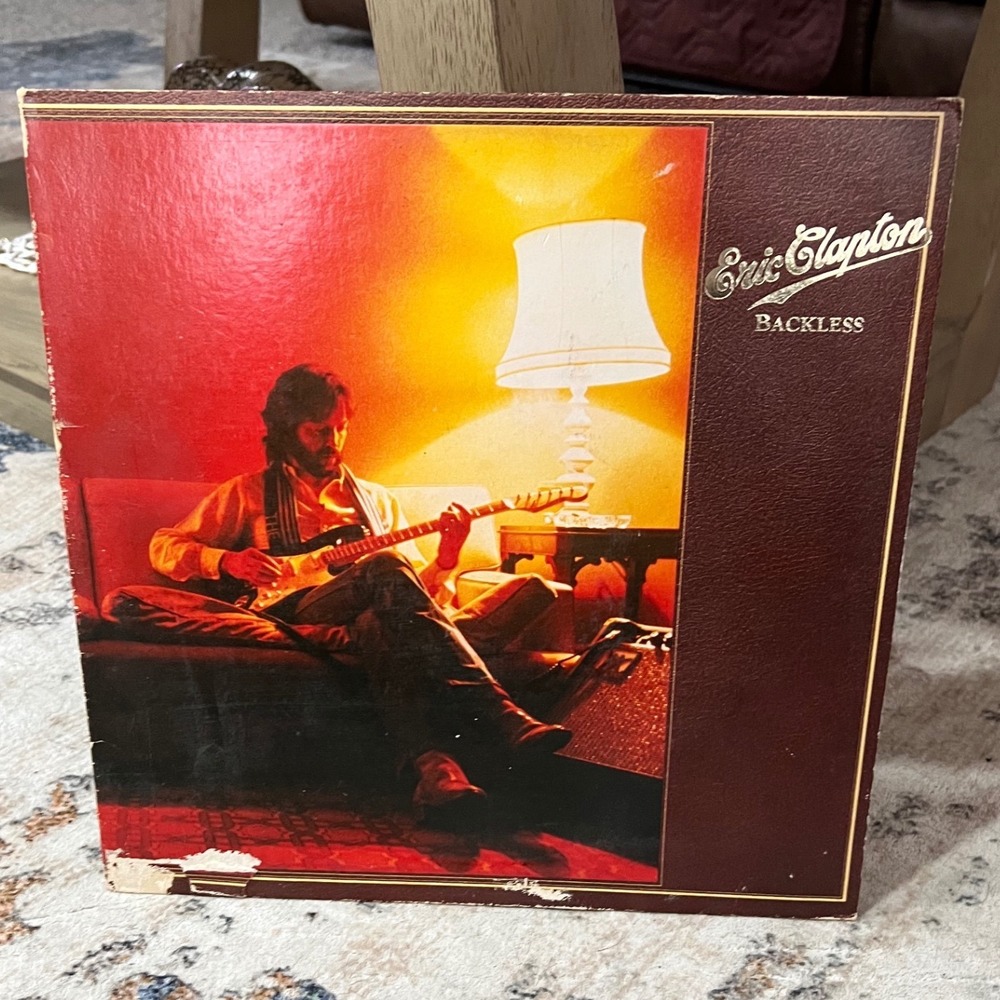 Eric Clapton Backless Vinyl LP 1978 RSO Records RS-1-3039 Gatefold Classic Rock